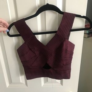 Maroon two piece set